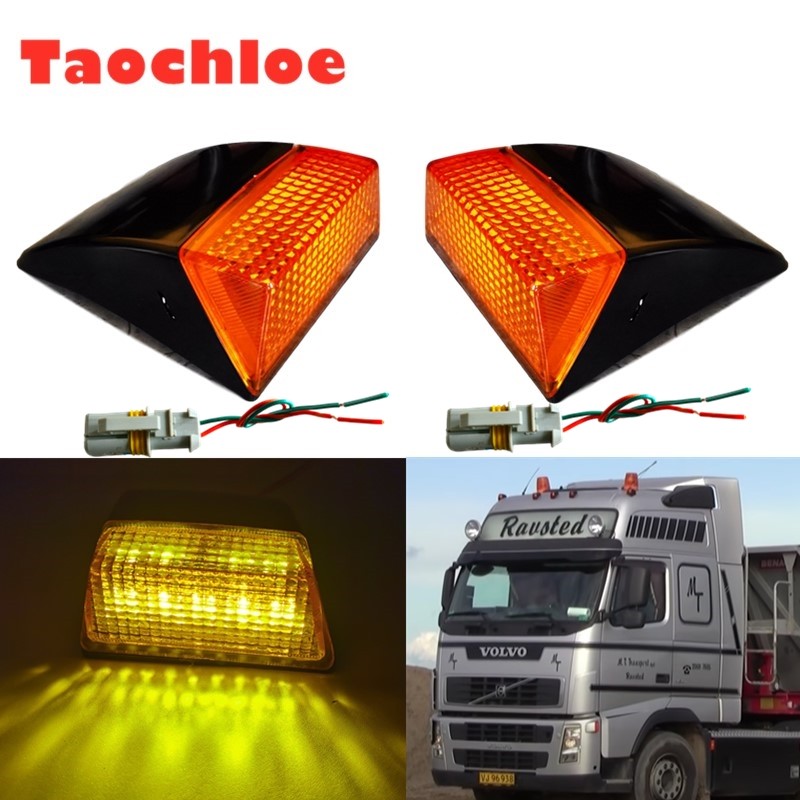 24v TRUCK Turn Signal Corner Led Light Fender Additional Indicator corner Lamp for VOLVO truck lamp 