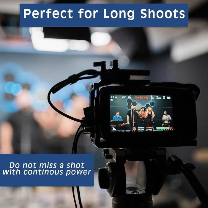 WASABI POWER BATTERY DUMMY FOR SONY NP-F950 NP-F960 NP-F970 NP-F975 NPF950 NPF960 NPF970 NPF975