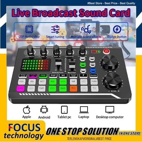 Sound Card Soundcard Recording Live Stream Karaoke Smartphone Pc F998