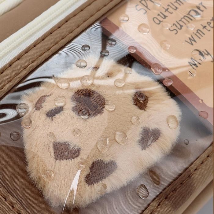 

9 COMPARTMENTS CANVAS PENCIL CASE TEMPAT PENYIMPANAN ALAT TULIS KOTAK PENSIL POUCH SERBAGUNA