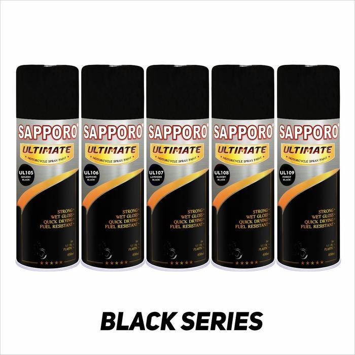 BEST SELLER Sapporo Ultimate Black Series / Diamond black Cat semprot Sapporo