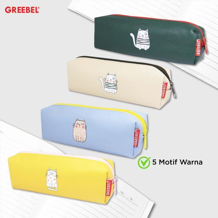 

GREEBEL TEMPAT PENSIL (PENCIL BAG 0304-12) / KOTAK PENCIL PEN ANAK LUCU CUTE WARNA WARNI /