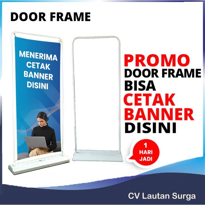

Door Frame Standing Door Frame 60X160 Standing Display Banner Terlaris