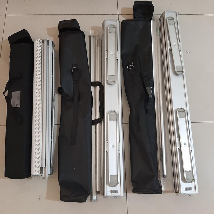 

Display Roll Up Banner Alumunium 60 X 160 , 80 X 200 Dan 850 X 200
