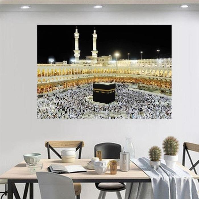 DISKON DIY DIAMOND PAINTING TEMPAT SUCI ISLAM KABAH 6045 CM D865 READYY
