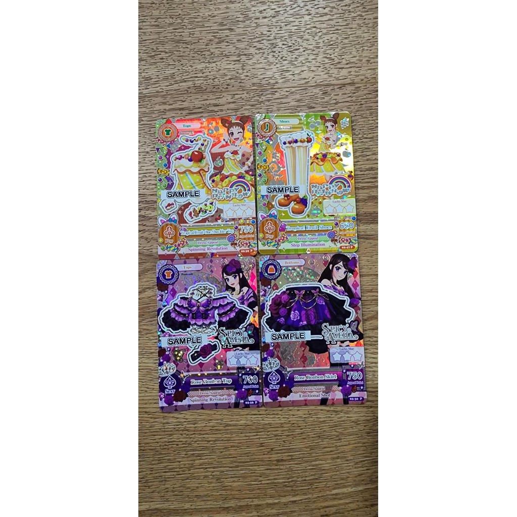 Playful Minds - Aikatsu Sample Set Kartu Ori