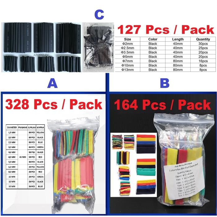 Selongsong Bakar Isolasi Kabel Isolasi Bakar Selongsong Kabel Heat Sh