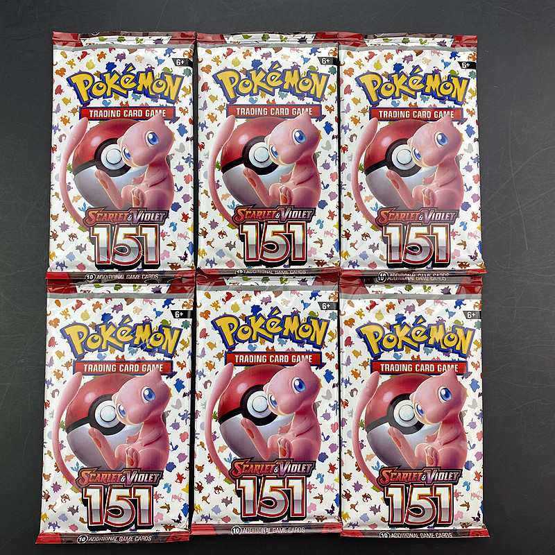 10/20Pcs English Version Pokemon Tcg: Scarlet & Violet 151 Classics Expansion Booster Pokemon Trade