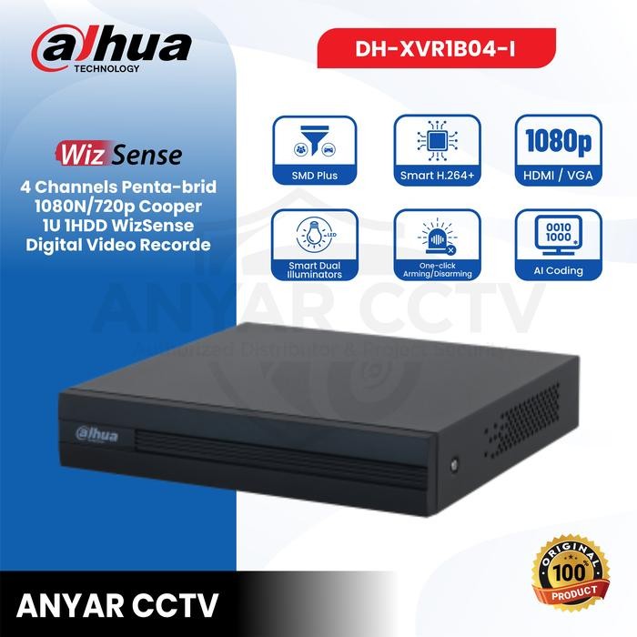 Terlaris Paket Cctv Dahua 4Ch Audio 2Mp / Cctv Dahua Audio 4 Camera - 2Mp