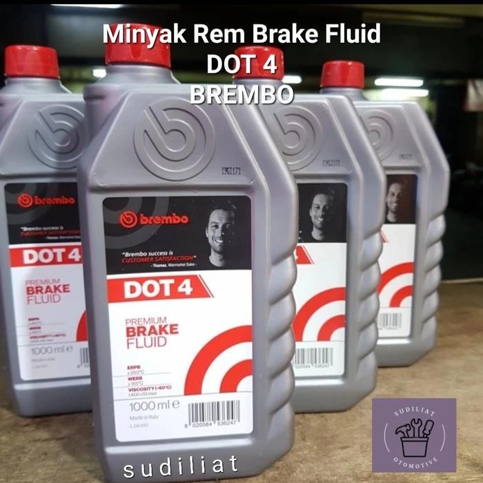 MINYAK REM BRAKE FLUID DOT 4 PREMIUM BRAKE FLUID BREMBO