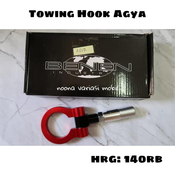 PREMIUM towing hook agya ayla towing derek agya ayla towing depan agya ayla