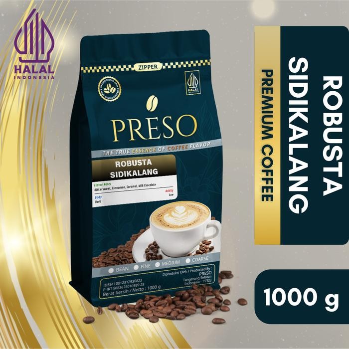 

PRESO Kopi Robusta Sidikalang Sumatera Utara 1000 Gram