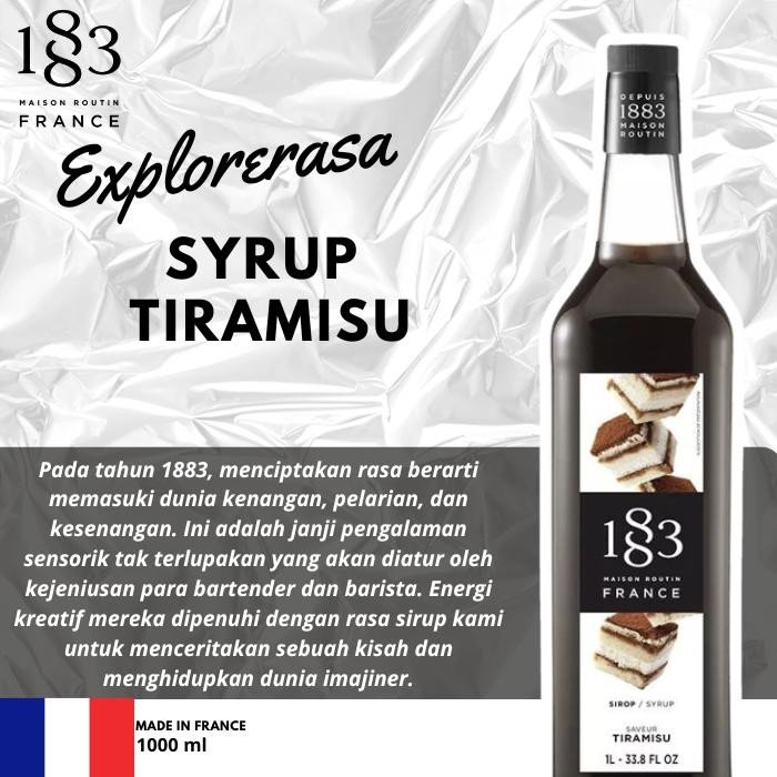 

1883 maison routin syrup Tiramisu 1 liter