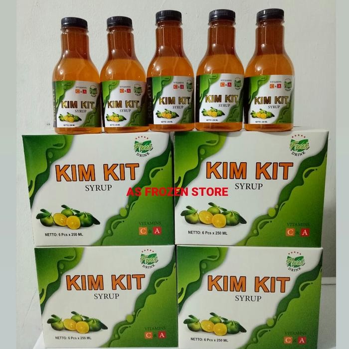 

Sirup Kim Kit 250ml. Sari Jeruk Son Kit Asli Kaya Vit C 1dus isi 6btl