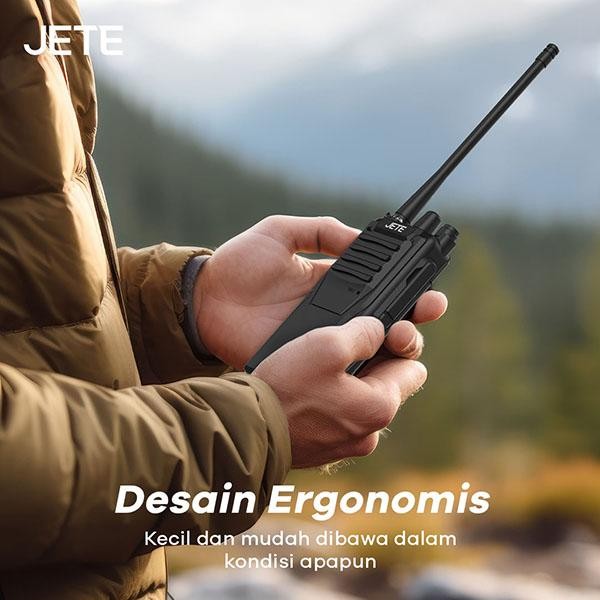 JETE HT H101 HANDY TALKY 16 CHANNEL JARAK 5KM - GARANSI 2TH