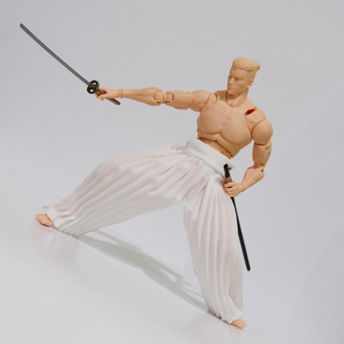 Terbaru Custom Hakama Celana Samurai Kimono Untuk Action Figure Kenshin Himura Samurai X Notaman