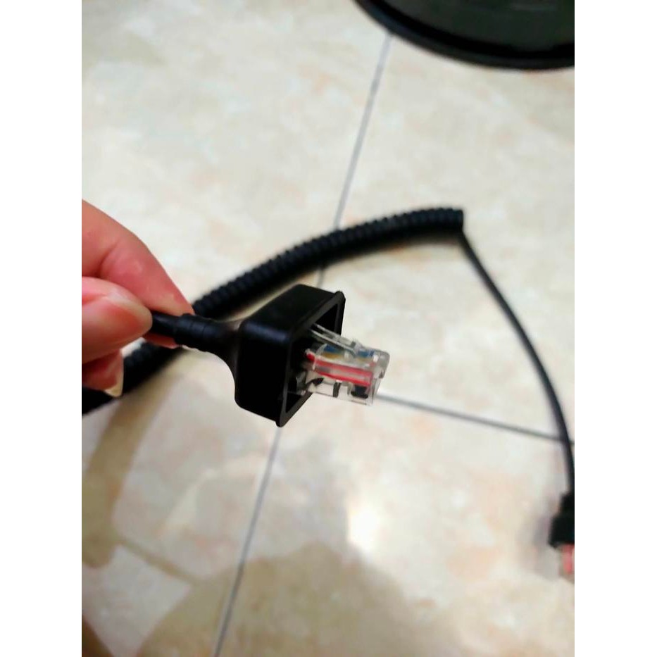 KABEL SPIRAL 8 PIN MIC KENWOOD TM271A TM281A TM281 TM271 TM 271 281