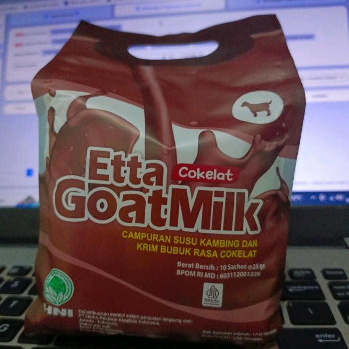 

BARANG TERLARIS Susu Kambing Etta Goat Milk Rasa Coklat Terbaru