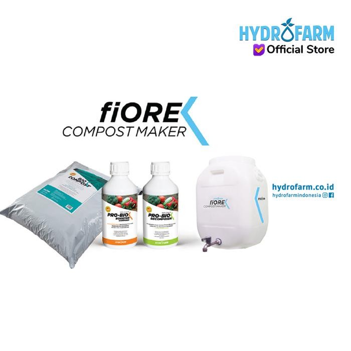 Terlaris Fiore Kompos Maker/Sistem Pembuat Kompos (Tanpa Stand Kaki)- Hydrofarm