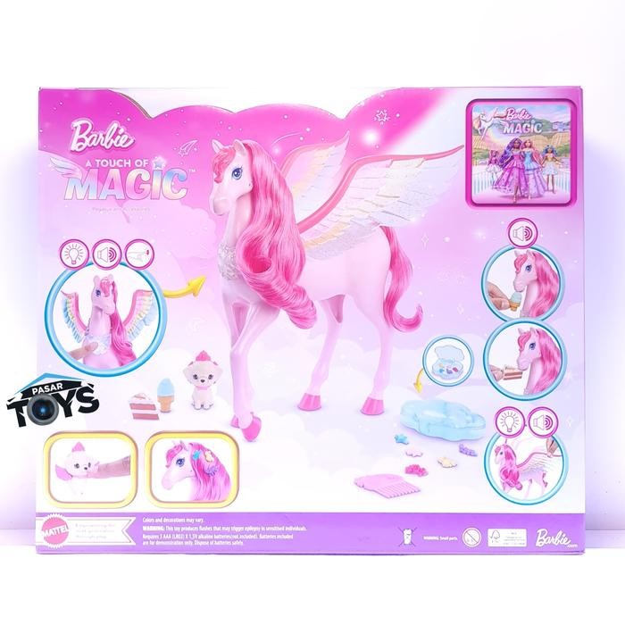 BARBIE A TOUCH OF MAGIC PEGASUS AND ACCESSORIES
