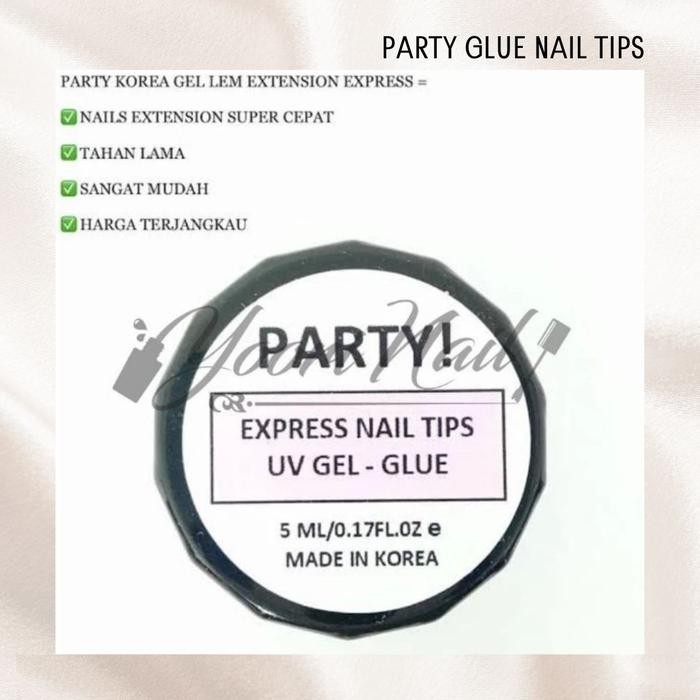 Party Glue Nail Tips Extension Gel Party Halal 5Ml Extension Nail Glue Gel