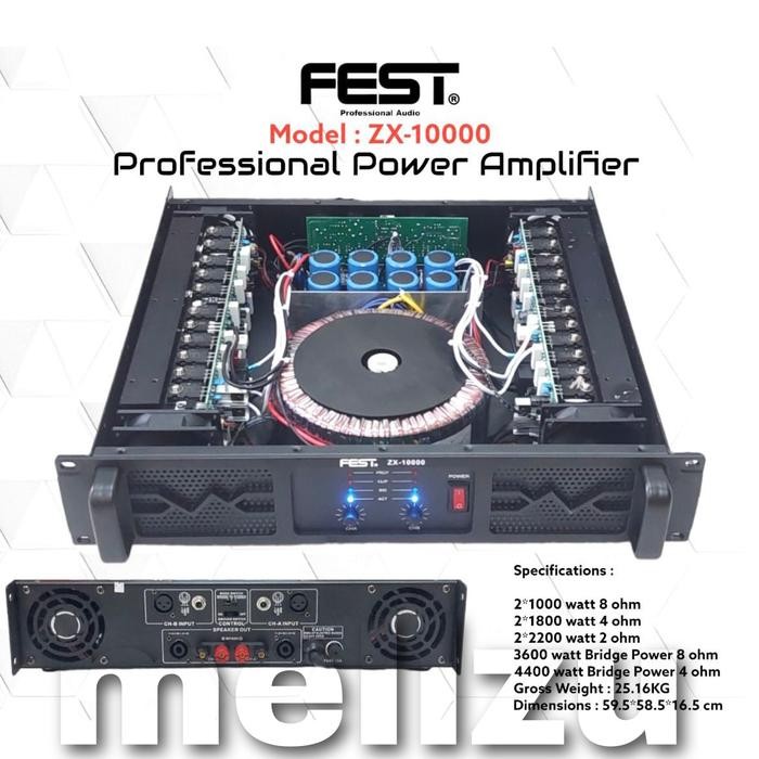 Power Fest Zx 10000 Amplifier Fest Zx10000 Class H