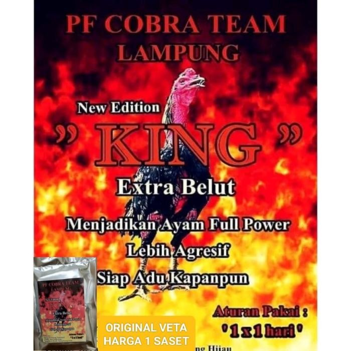 JAMU KING EXTRA BELUT VITAMIN AYAM AGRESIF NEW EDITION AYAM FULL POWER