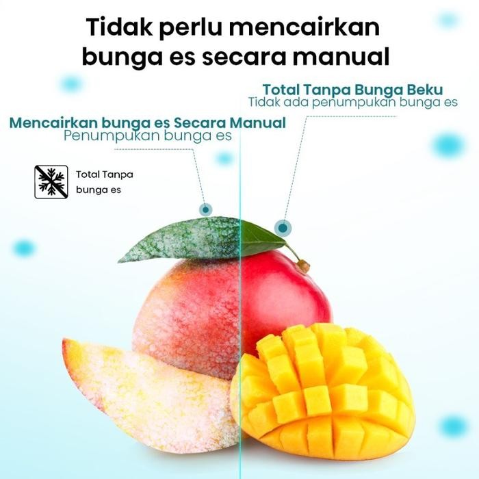 Kulkas 2 Pintu Hisense RT218N4IGN 200 Liter No Frost - Garansi Resmi