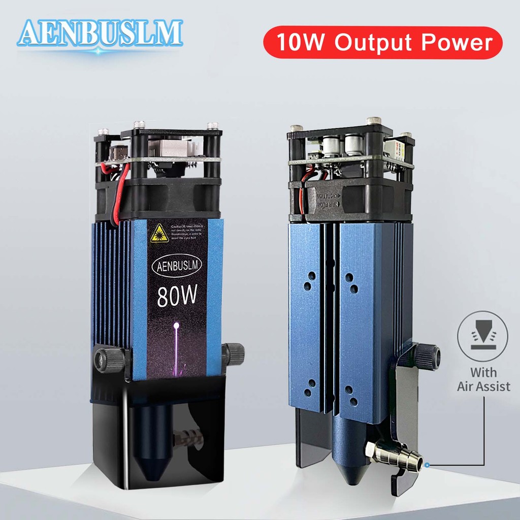 Aenbuslm 40W/80W Laser Engraving Head With Air Assist Laser Engraver Cnc Accessories Laser Cutter