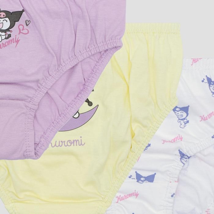 Kidz Too Pack Of 3 Kuromi Celana Dalam Anak Perempuan 121436312