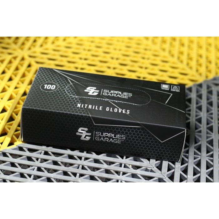 Detailing Nitrile Gloves Black Sarung Tangan Hitam Nitrile