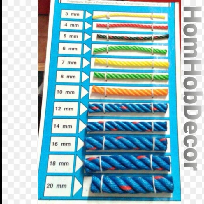 Tali Plastik/Tali Nylon/Tali Tambang Meteran Terlaris