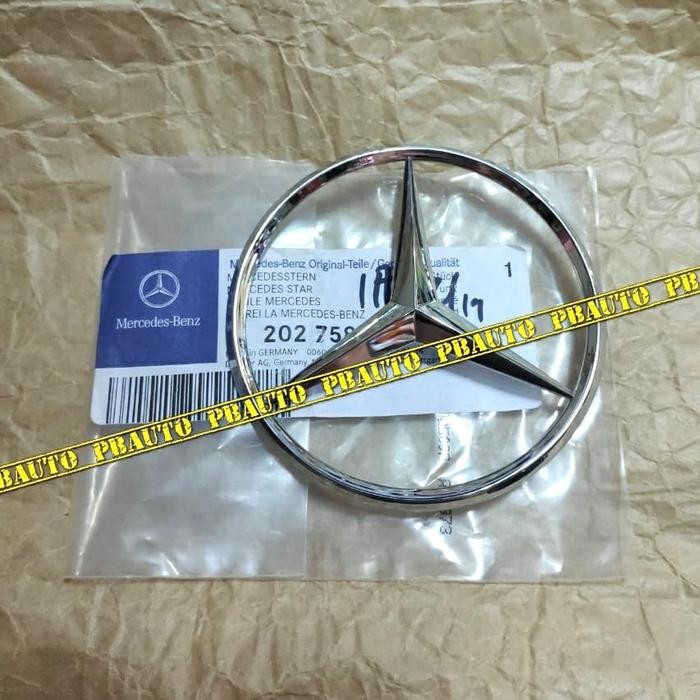 Logo Bintang Bagasi W202 Original / Emblem Bagasi Mercy