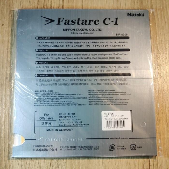Best Seller Nittaku Fastarc C-1 / C1, Karet Pingpong