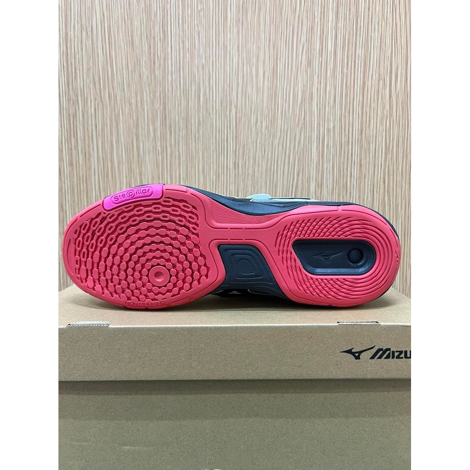 Promo Sepatu Tenis Meja Mizuno Medal Sp5 White