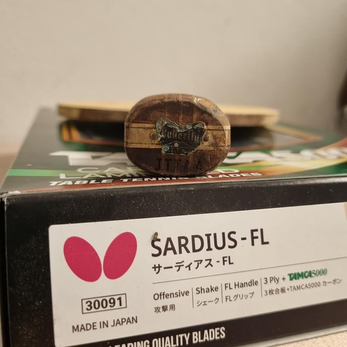 Terlaris Terlangka Blade Tenis Meja Butterfly Sardius Old Tag Ori