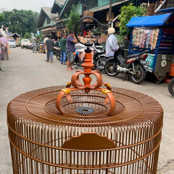 SANGKAR KANDANG MURAI ORIQ JAYA PVC POLOS NO 2