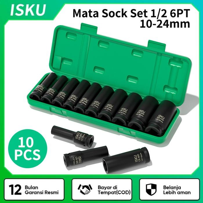 Imata Kunci Sok Impact/Kunci Socket Extention Impact Set Bahan Cr-Mo #Gratisongkir #Sale #Discount