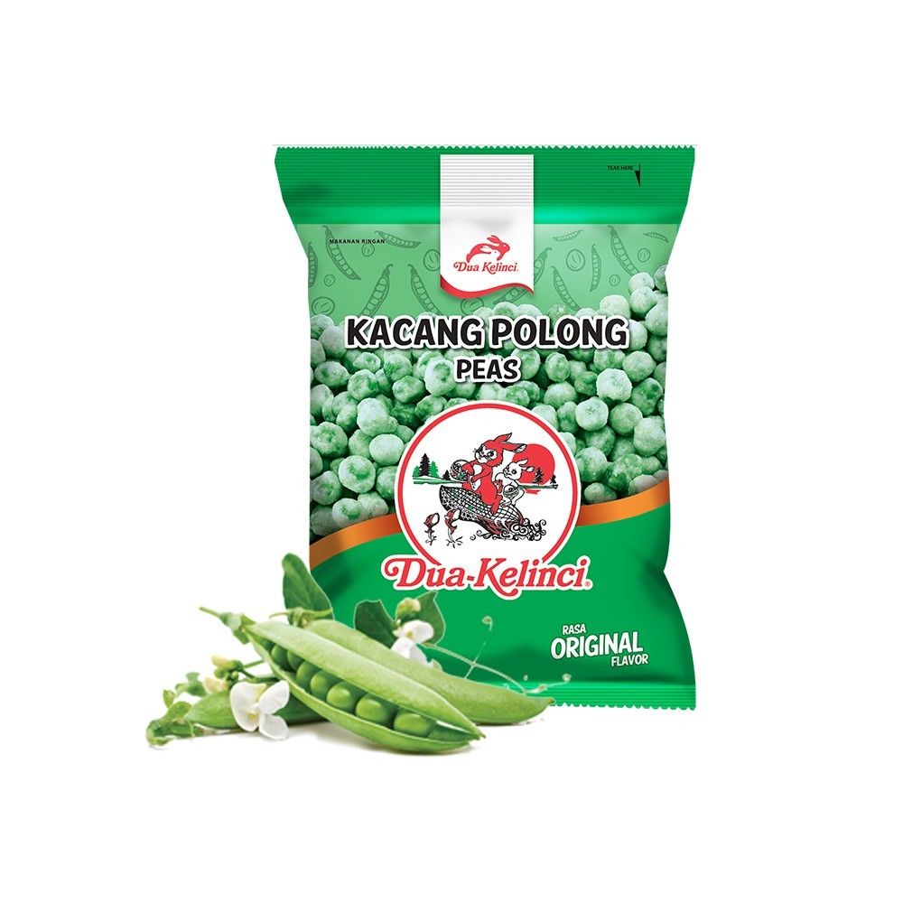 

Dua Kelinci Kacang Polong Original 60 gram