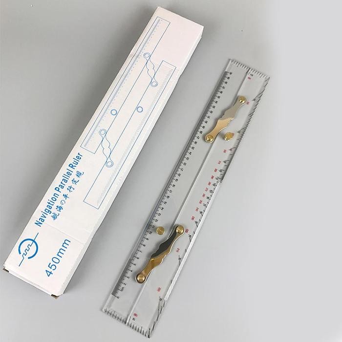 

45/60Cm Mistar Jajar Peta Navigation Parallel Ruler Laut Navigasi