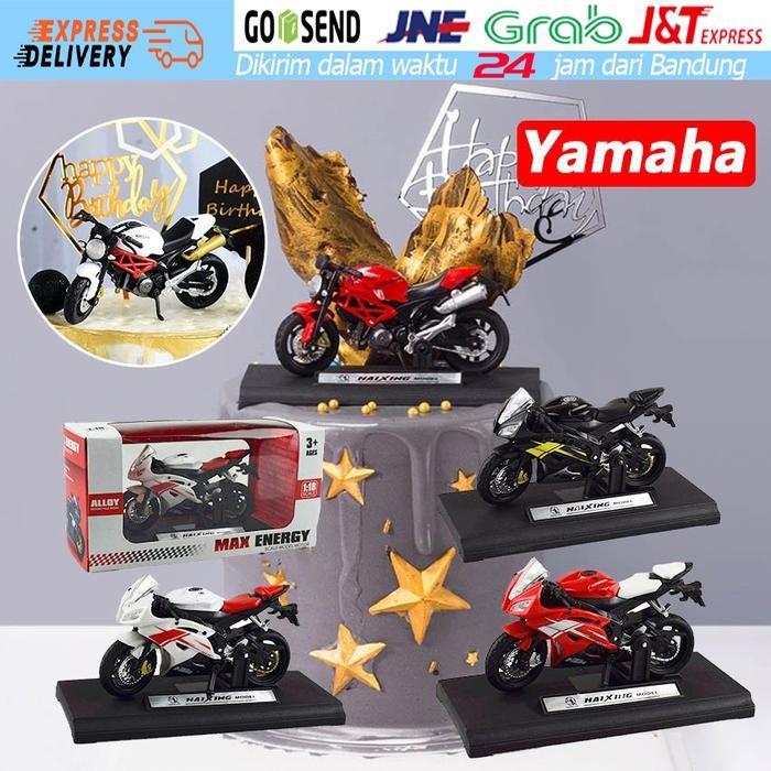 Diecast Motor Gp Ducati Koleksi Untuk Hiasan Kue Dan Mainan Anak