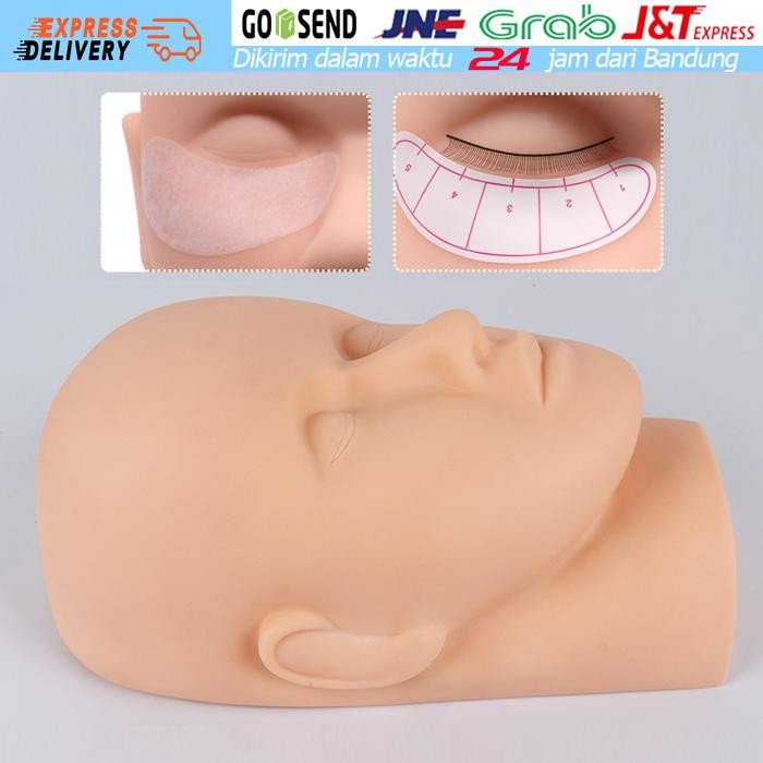 Head Mannequin Head Silikon Manekin Kepala Untuk Eyelash Extension