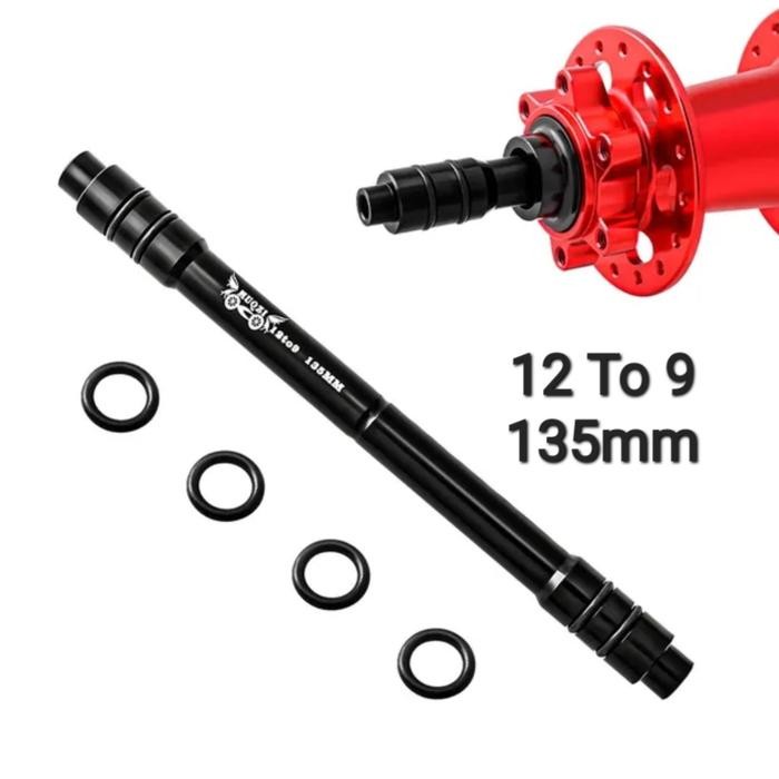 MUQZI Adaptor Belakang Hub TA 12mm Ke QR 9mm 135mm Adapter TA Ke QR