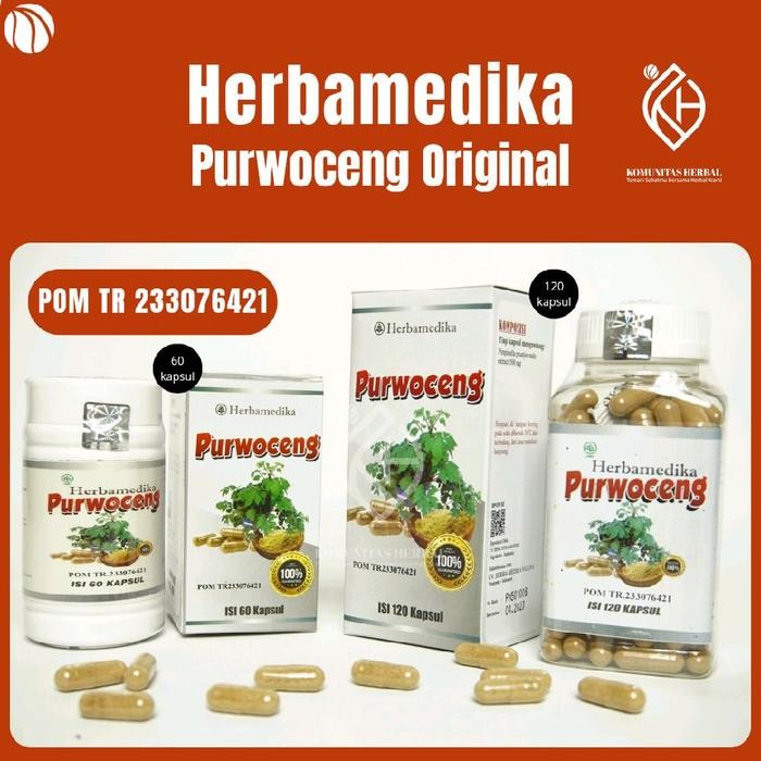 Herbal Kapsul Purwoceng Herbamedika BPOM