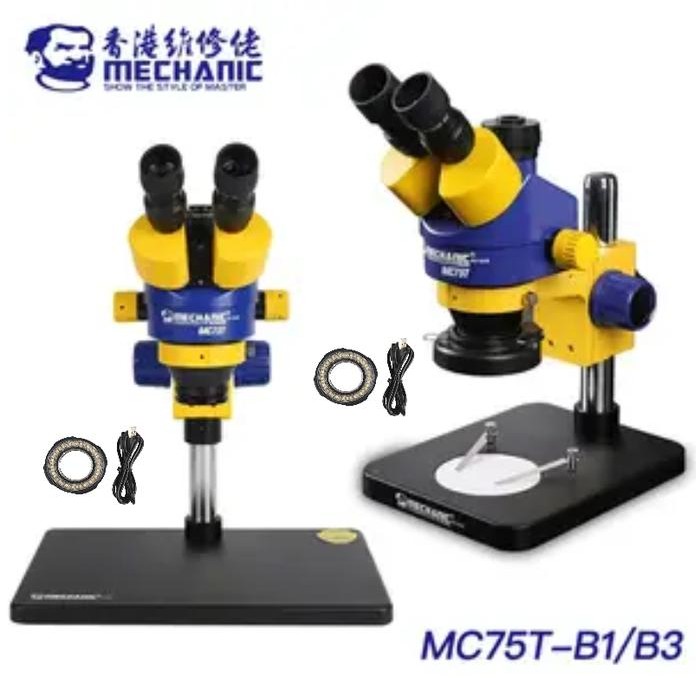 MICROSCOPE MECHANIC MC75T TRINOKULAR ORGINAL