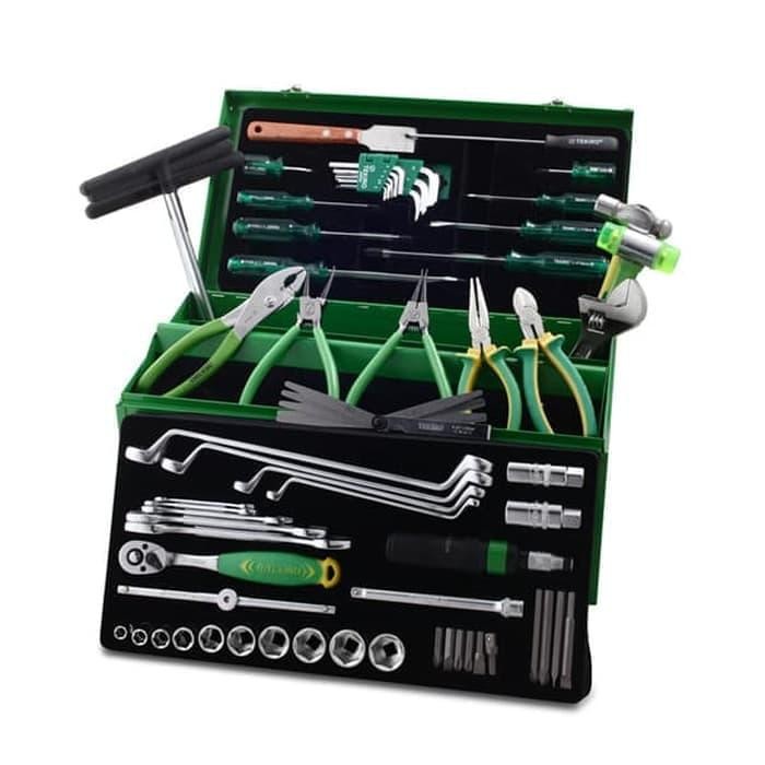 Tekiro Mekanik Tools kit set 59 pcs / Mekanik Tool Set Box Besi