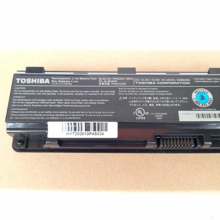 BATERAI BATRE BATRAI BATERE BATTERY LAPTOP TOSHIBA PA5024 PA5024U-1BRS