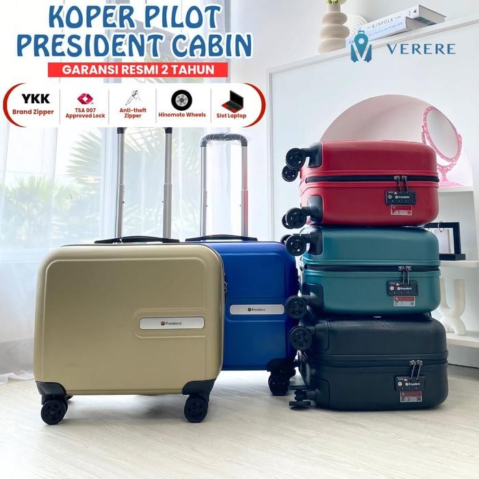 Koper Pilot President 18 inch Koper Cabin Tsa Lock Travel Umroh