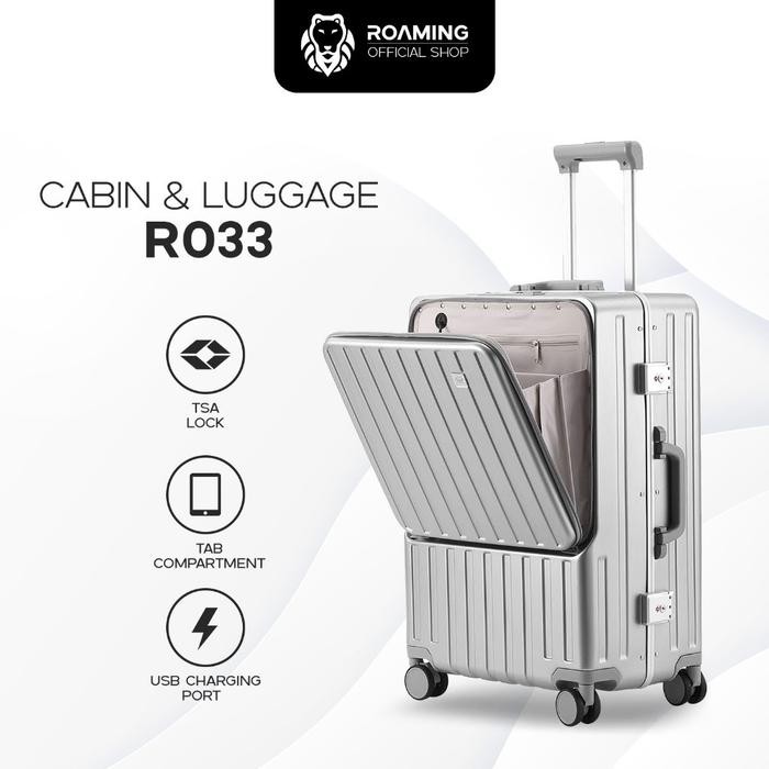 [ LUNA SERIES ] R033 Koper Roaming 20-24 inch TSA LOCK Suitcase Travel