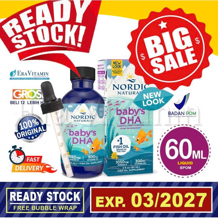 Nordic Naturals Baby DHA LIQIUID Anak-Anak Bayi